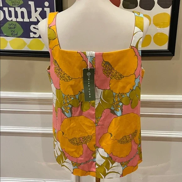 Trina Turk Aspire Floral Tank Top - Picture 6 of 11